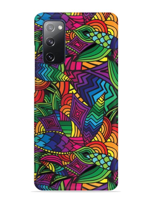 Abstract Multicolor Seamless Snap Case for Samsung Galaxy S20 Fe (5G) Zapvi