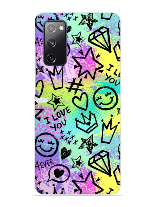 Bright Seamless Pattern Snap Case for Samsung Galaxy S20 Fe (5G) Zapvi