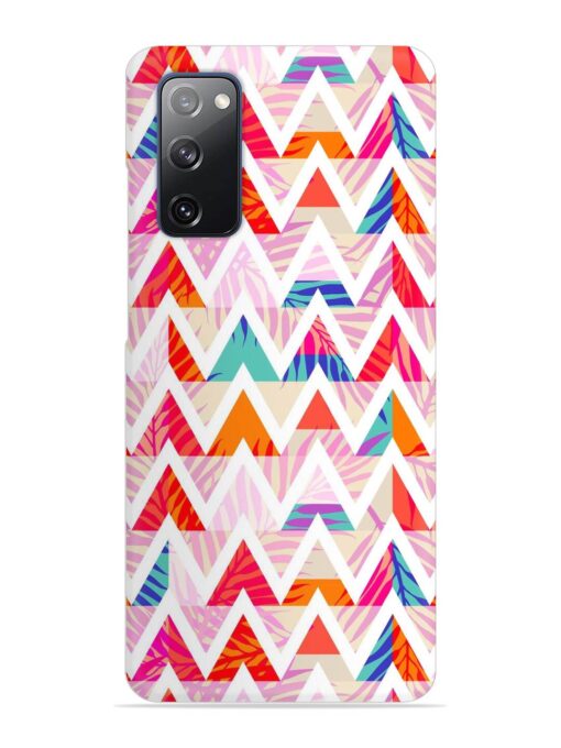 Abstract Triangle Background Snap Case for Samsung Galaxy S20 Fe (5G) Zapvi