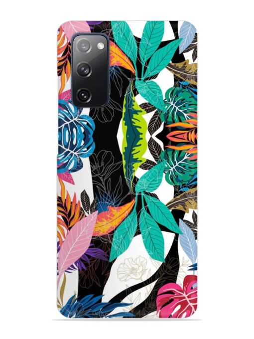 Floral Pattern Bright Snap Case for Samsung Galaxy S20 Fe (5G) Zapvi