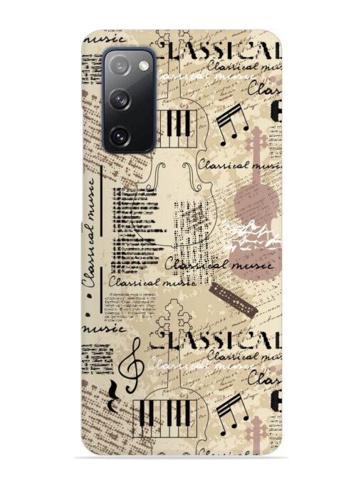 Classical Music Lpattern Snap Case for Samsung Galaxy S20 Fe (5G) Zapvi