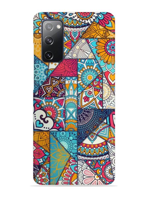 Patchwork Pattern Vintage Snap Case for Samsung Galaxy S20 Fe (5G) Zapvi