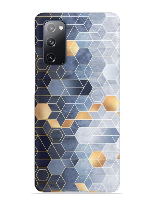 Geometric Abstraction Hexagons Snap Case for Samsung Galaxy S20 Fe (5G) Zapvi