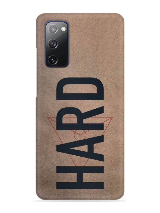 Hard Typo Snap Case for Samsung Galaxy S20 Fe (5G) Zapvi