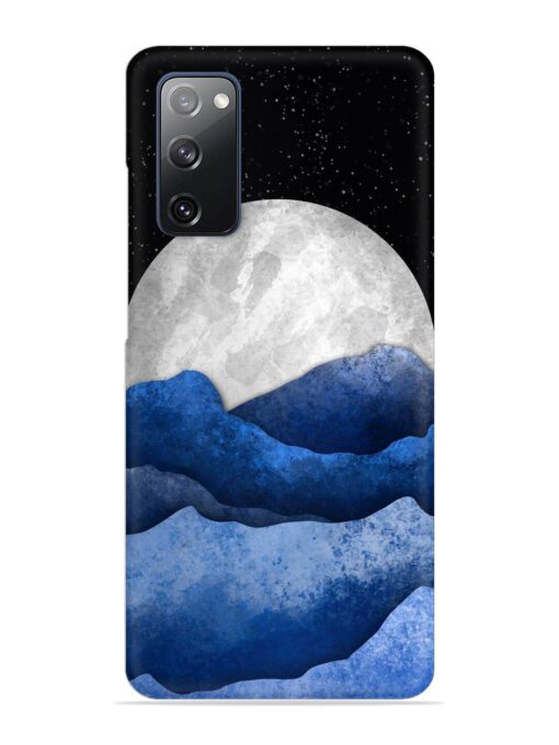 Full Moon Mountain Vector Snap Case for Samsung Galaxy S20 Fe (5G) Zapvi