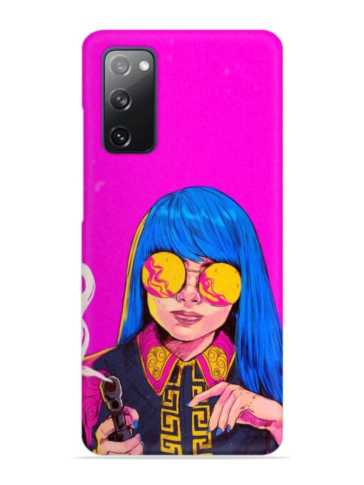 Aesthetic Anime Girl Snap Case for Samsung Galaxy S20 Fe (5G) Zapvi