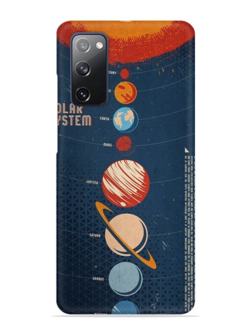 Solar System Vector Snap Case for Samsung Galaxy S20 Fe (5G) Zapvi