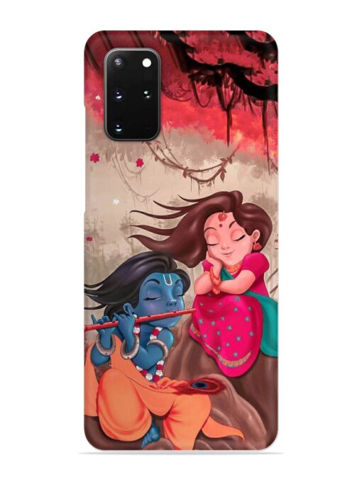 Radhe Krishna Water Art Snap Case for Samsung Galaxy S20 Plus Zapvi