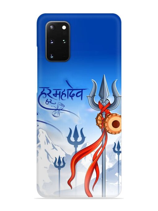 Har Har Mahadev Trishul Snap Case for Samsung Galaxy S20 Plus Zapvi