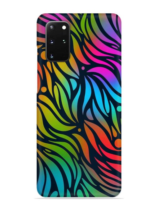 Abstract Leaf Design Snap Case for Samsung Galaxy S20 Plus Zapvi