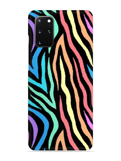 Colorful Abstract Zebra Snap Case for Samsung Galaxy S20 Plus Zapvi