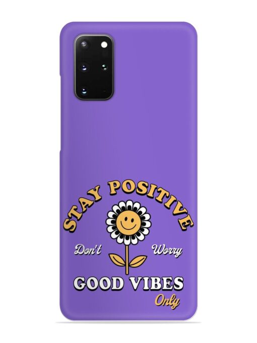 Retro Positive Flower Snap Case for Samsung Galaxy S20 Plus Zapvi