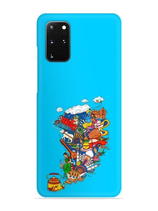 Vector Design Indian Snap Case for Samsung Galaxy S20 Plus Zapvi