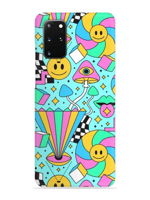 Trippy Rainbow 60S Snap Case for Samsung Galaxy S20 Plus Zapvi