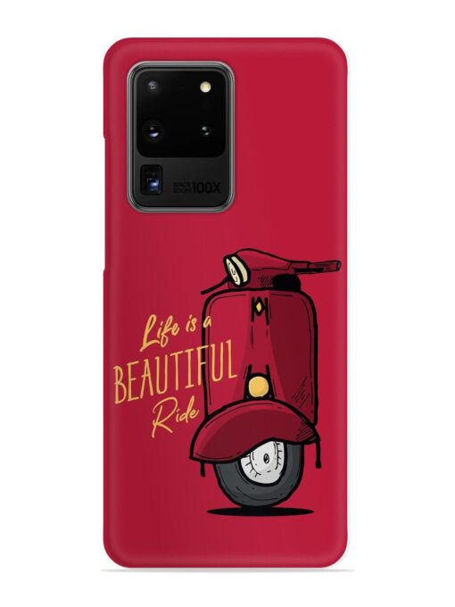 Life Is Beautiful Rides Snap Case for Samsung Galaxy S20 Ultra Zapvi