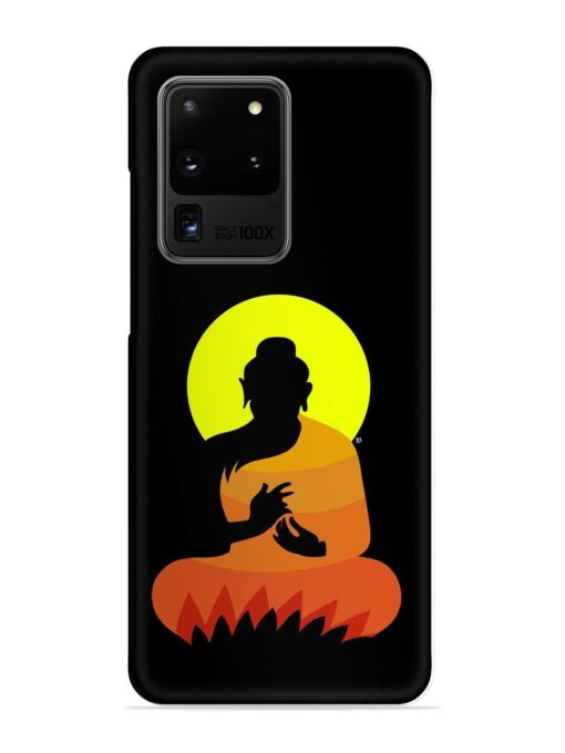 Buddha Art Black Snap Case for Samsung Galaxy S20 Ultra Zapvi