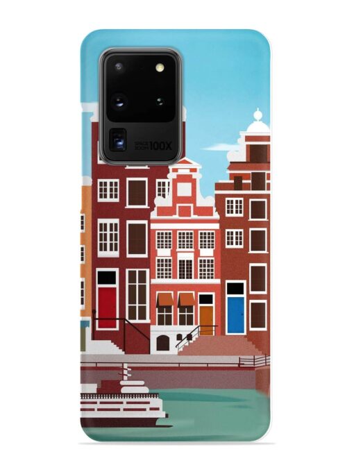 Scenery Architecture Amsterdam Landscape Snap Case for Samsung Galaxy S20 Ultra Zapvi