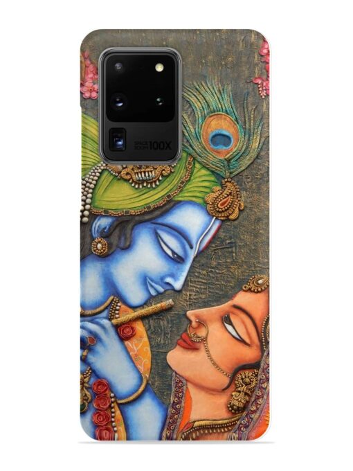 Lord Radha Krishna Flute Art Snap Case for Samsung Galaxy S20 Ultra