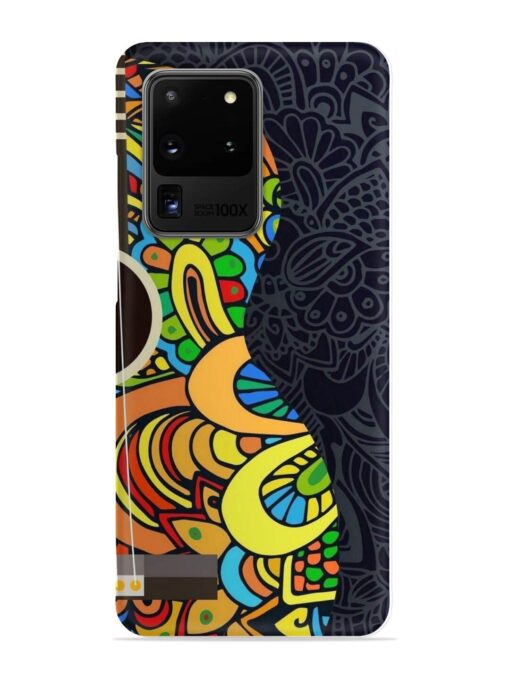 Guitar Vector Art Snap Case for Samsung Galaxy S20 Ultra Zapvi