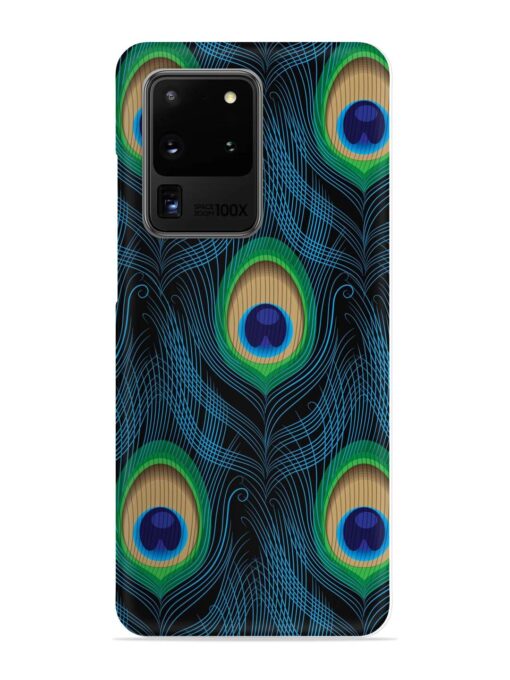 Seamless Pattern Peacock Snap Case for Samsung Galaxy S20 Ultra Zapvi