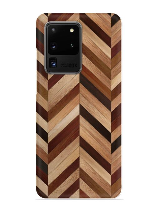 Seamless Wood Parquet Snap Case for Samsung Galaxy S20 Ultra Zapvi