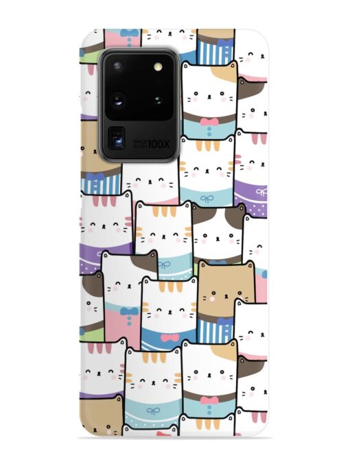 Cute Adorable Cat Snap Case for Samsung Galaxy S20 Ultra Zapvi