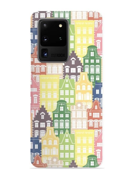 Seamless Shapes Pattern Snap Case for Samsung Galaxy S20 Ultra Zapvi