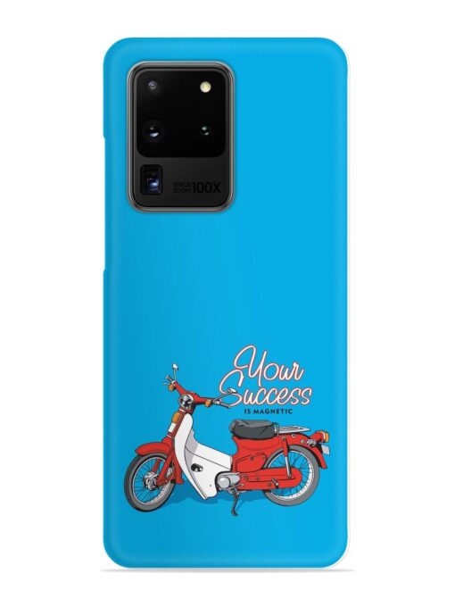 Motorcycles Image Vector Snap Case for Samsung Galaxy S20 Ultra Zapvi