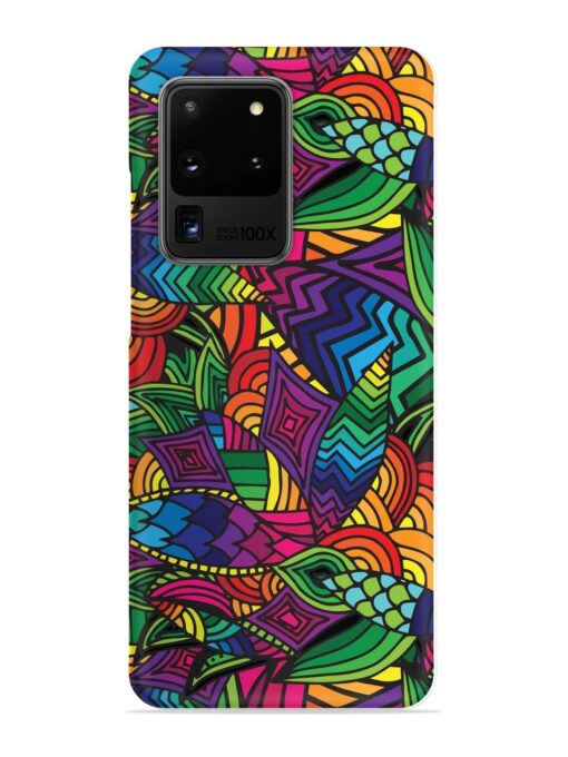 Abstract Multicolor Seamless Snap Case for Samsung Galaxy S20 Ultra Zapvi