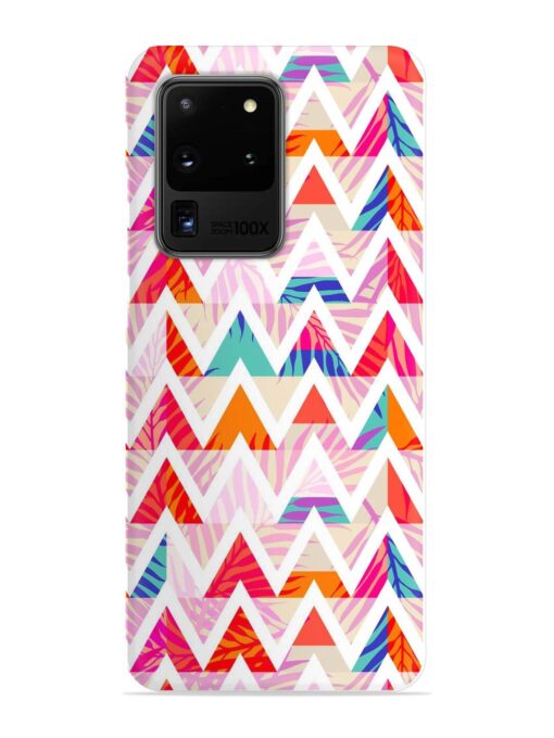 Abstract Triangle Background Snap Case for Samsung Galaxy S20 Ultra Zapvi