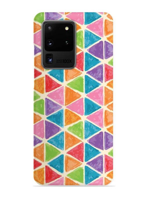 Seamless Colorful Isometric Snap Case for Samsung Galaxy S20 Ultra