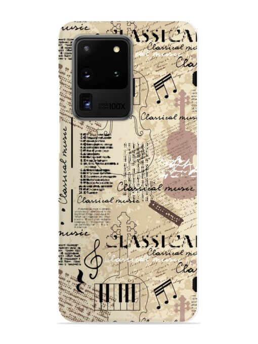 Classical Music Lpattern Snap Case for Samsung Galaxy S20 Ultra Zapvi