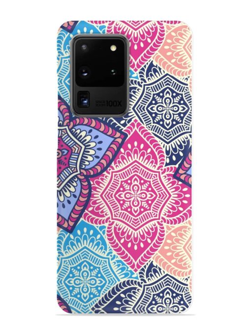 Ethnic Floral Seamless Snap Case for Samsung Galaxy S20 Ultra Zapvi