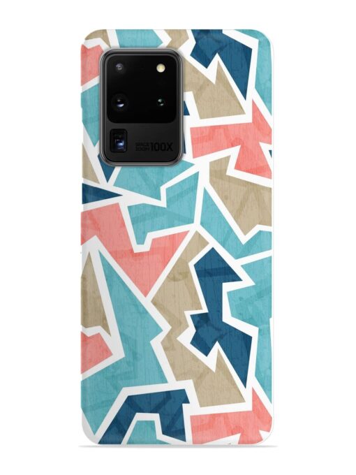 Vintage Geometric Triangle Snap Case for Samsung Galaxy S20 Ultra Zapvi