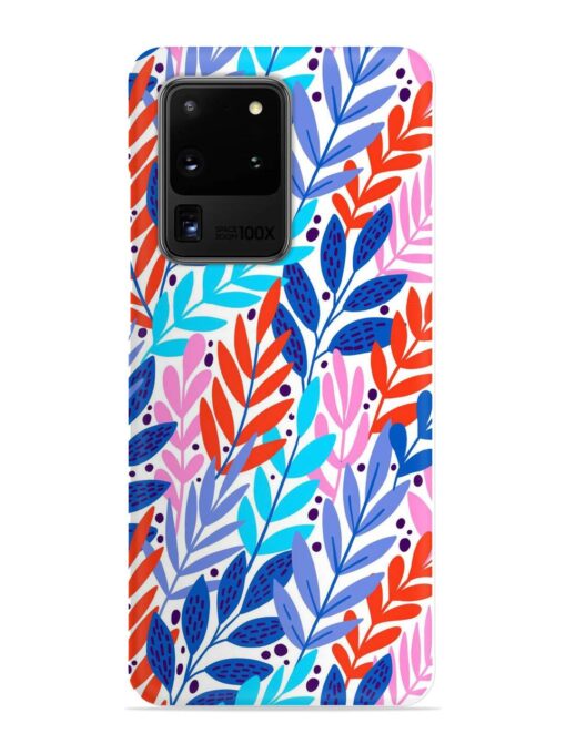 Bright Floral Tropical Snap Case for Samsung Galaxy S20 Ultra Zapvi