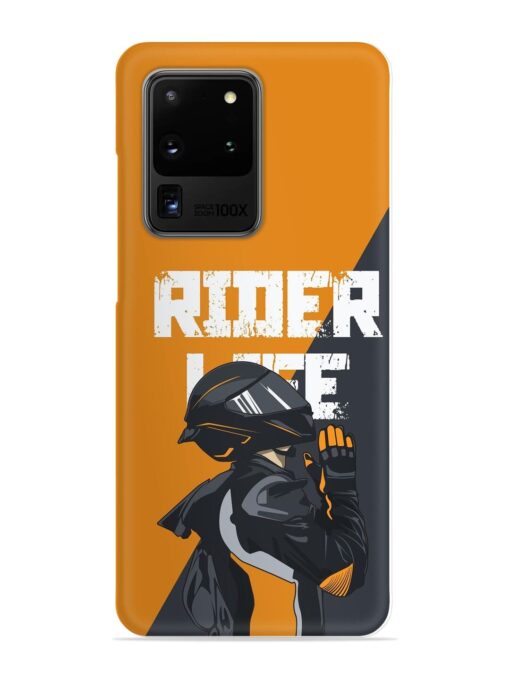 Rider Life Snap Case for Samsung Galaxy S20 Ultra Zapvi