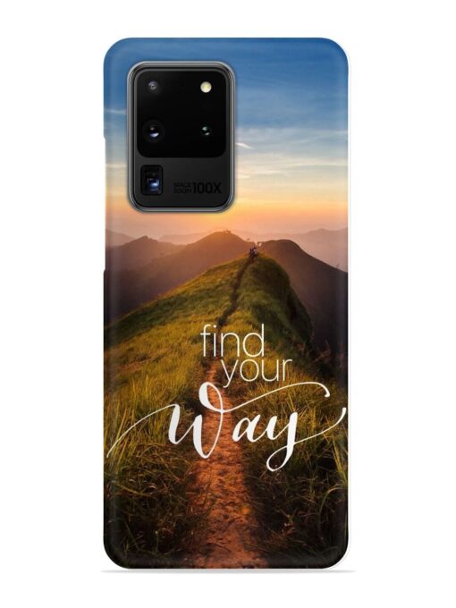 Find Your Way Snap Case for Samsung Galaxy S20 Ultra Zapvi