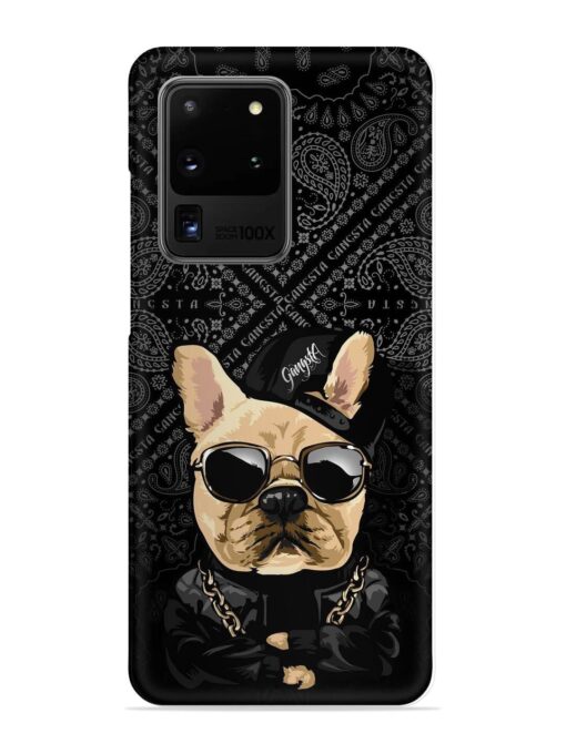 Gangsta Cool Sunglasses Dog Snap Case for Samsung Galaxy S20 Ultra