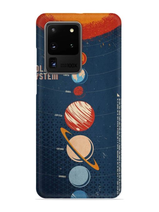 Solar System Vector Snap Case for Samsung Galaxy S20 Ultra