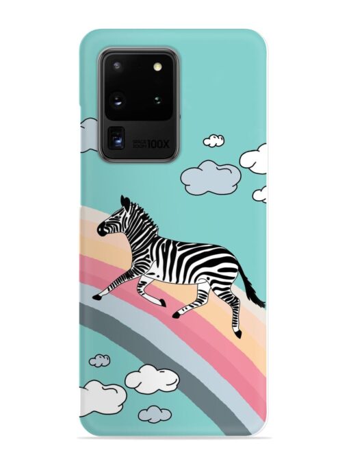 Running Zebra Snap Case for Samsung Galaxy S20 Ultra Zapvi