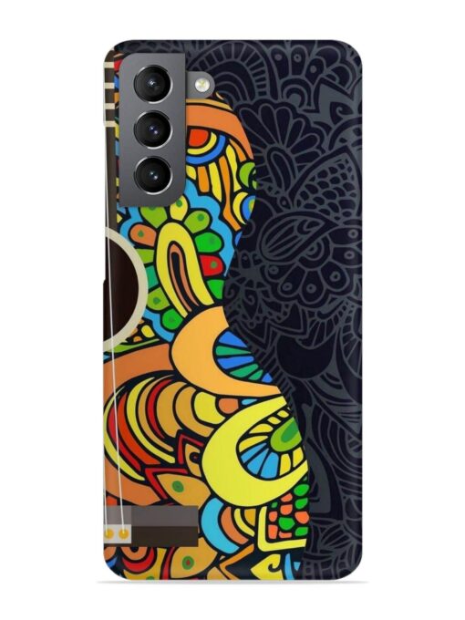 Guitar Vector Art Snap Case for Samsung Galaxy S21 (5G) Zapvi