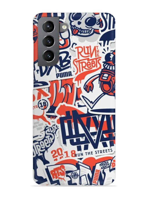 Run The Street Snap Case for Samsung Galaxy S21 (5G) Zapvi