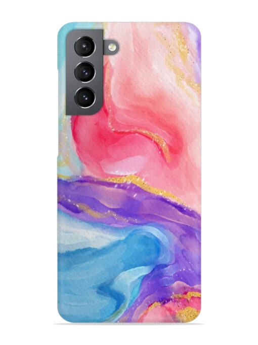 Watercolor Gradient Snap Case for Samsung Galaxy S21 (5G) Zapvi