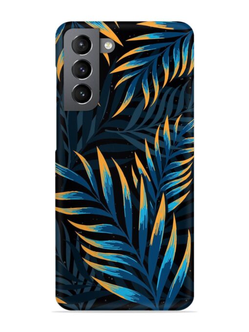 Abstract Leaf Art Snap Case for Samsung Galaxy S21 (5G) Zapvi