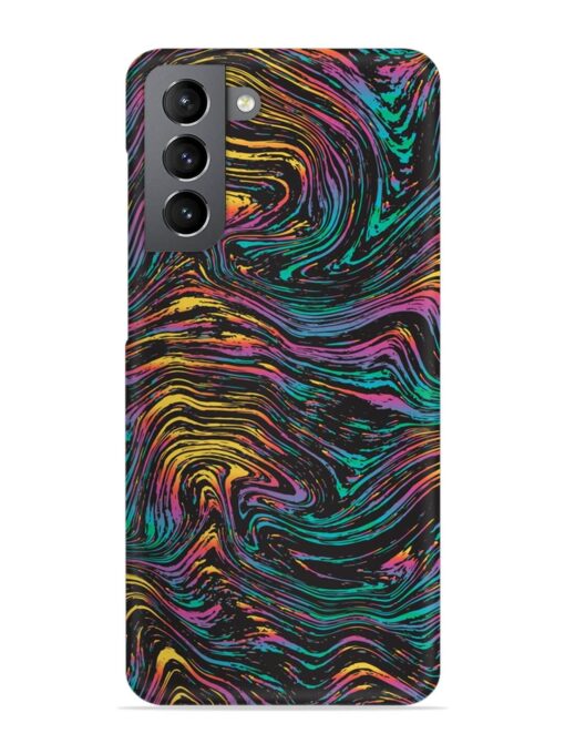 Abstract Liquid Colors Snap Case for Samsung Galaxy S21 (5G) Zapvi