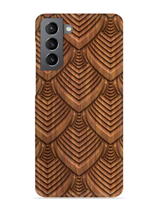 Carved Pattern On Snap Case for Samsung Galaxy S21 (5G) Zapvi