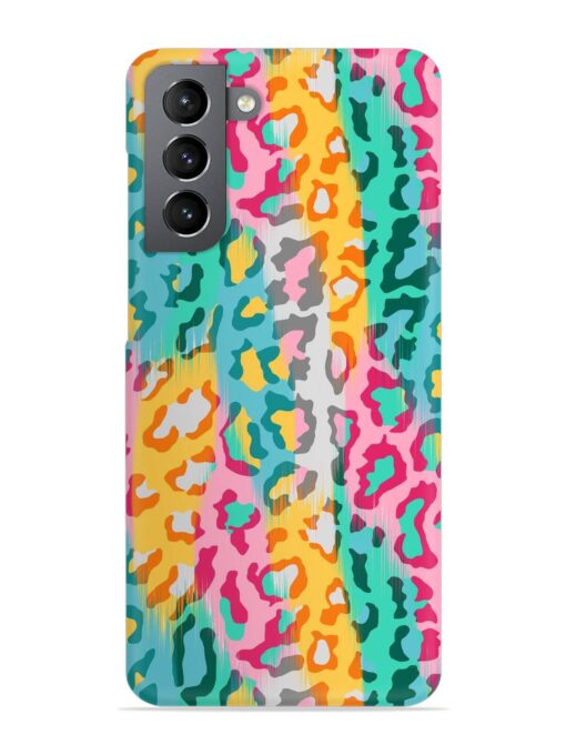 Seamless Vector Colorful Snap Case for Samsung Galaxy S21 (5G) Zapvi