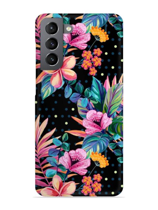 Seamless Floral Pattern Snap Case for Samsung Galaxy S21 (5G) Zapvi