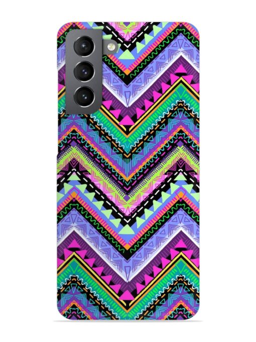 Tribal Aztec Print Snap Case for Samsung Galaxy S21 (5G) Zapvi