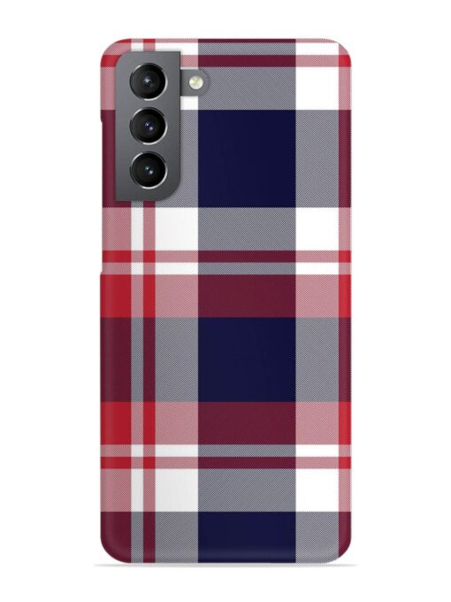 Classic Plaid Tartan Snap Case for Samsung Galaxy S21 (5G) Zapvi